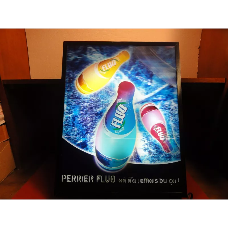 ENSEIGNE PERRIER FLUO