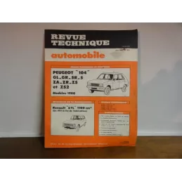 1 REVUE TECHNIQUE PEUGEOT  104