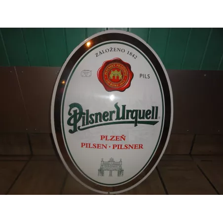 PLAQUE EMAILLEE  PILSNER URQUELL