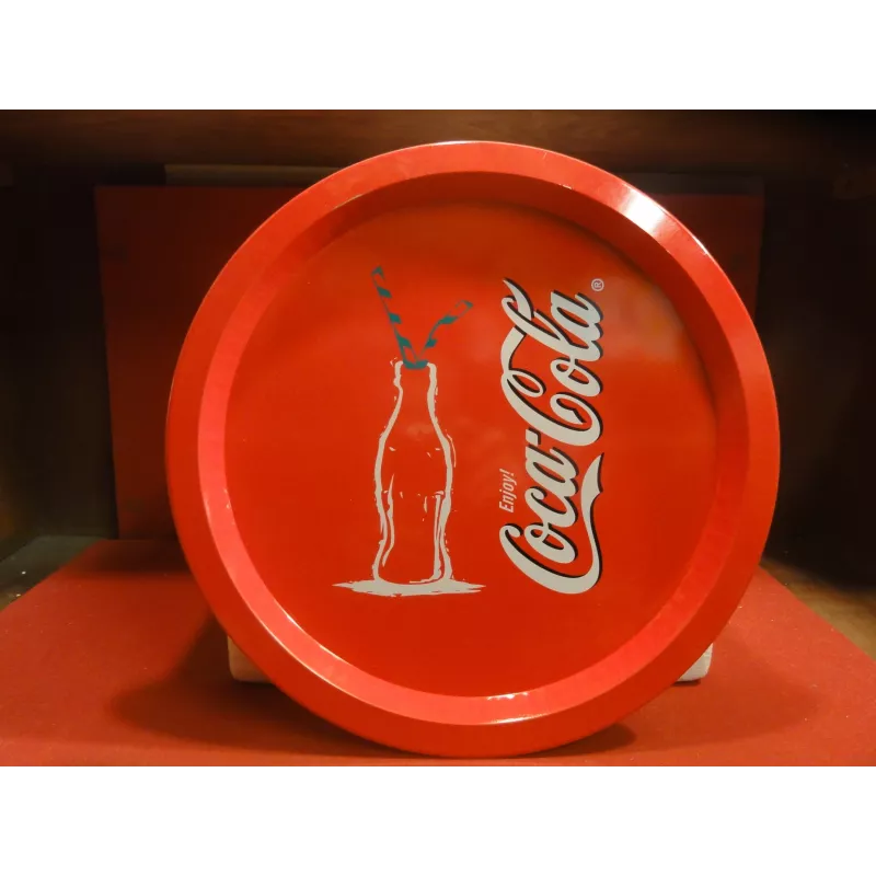 PLATEAU COCA-COLA  DIAMETRE 32 cm