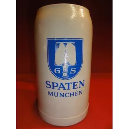 1 CHOPE SPATEN MUNCHEN 1 LITRE ECRITURE BLEU