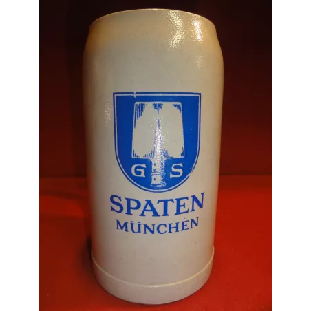 1 CHOPE SPATEN MUNCHEN 1 LITRE ECRITURE BLEU