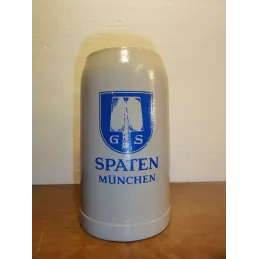 1 CHOPE SPATEN MUNCHEN 1 LITRE ECRITURE BLEU