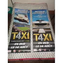 1 LOT DE DEUX AFFICHES  TAXI 4