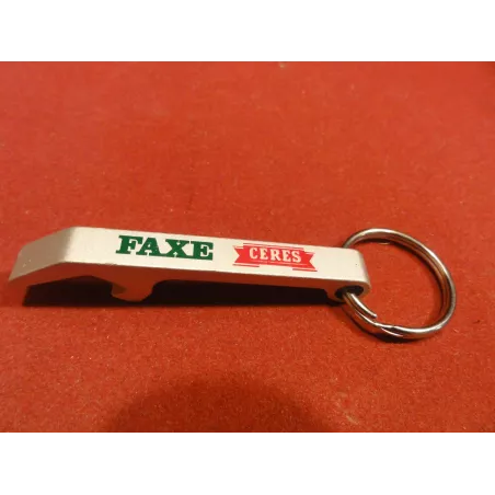 1 PORTE CLE DECAPSULEUR  FAXE CERES