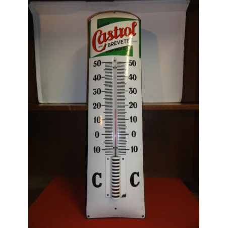 1 THERMOMÈTRE CASTROL EMAILLE 