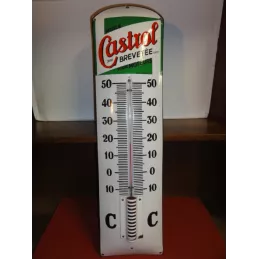 1 THERMOMÈTRE CASTROL EMAILLE 