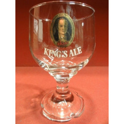 1 VERRE  BASS KING'S ALE 33CL