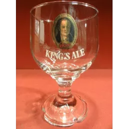 1 VERRE  BASS KING'S ALE 33CL