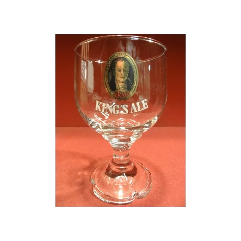 1 VERRE  BASS KING'S ALE 33CL