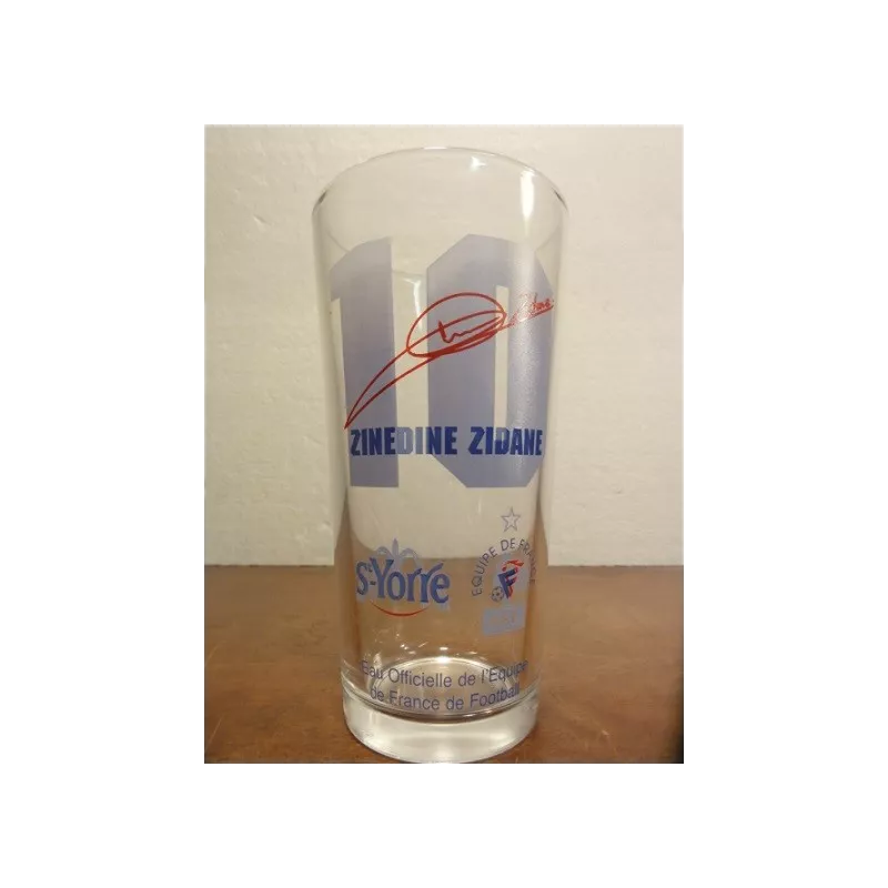 1 VERRE SAINT YORRE ZINEDINE ZIDANE