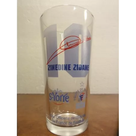 1 VERRE SAINT YORRE ZINEDINE ZIDANE