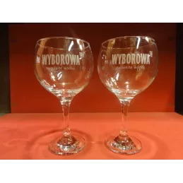 2 VERRES WYBOROWA HT. 20cm