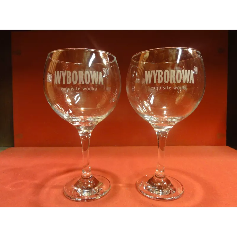 2 VERRES WYBOROWA HT. 20cm