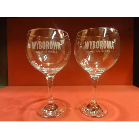 2 VERRES WYBOROWA HT. 20cm