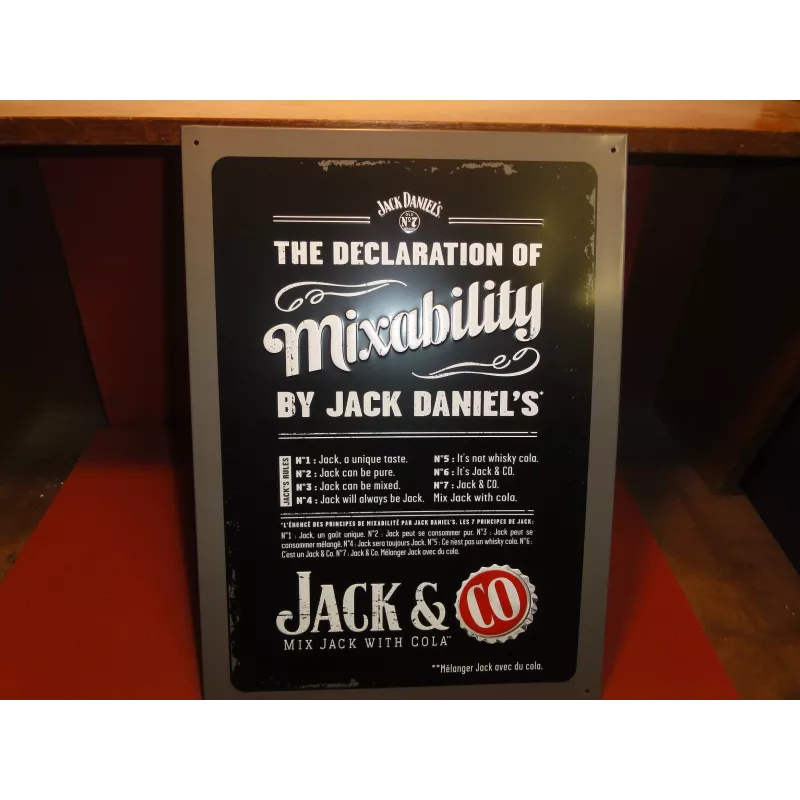 1 TOLE JACK DANIEL'S 42X30