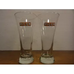 DEUX VERRES PICON HT. 16cm