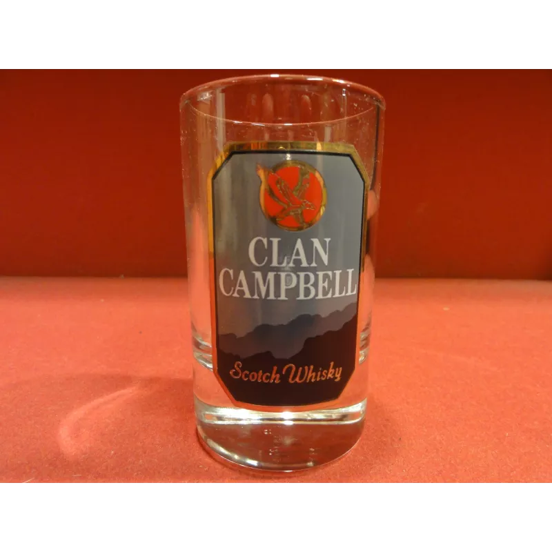 6 VERRES CLAN CAMPBELL BABY HT 9CM