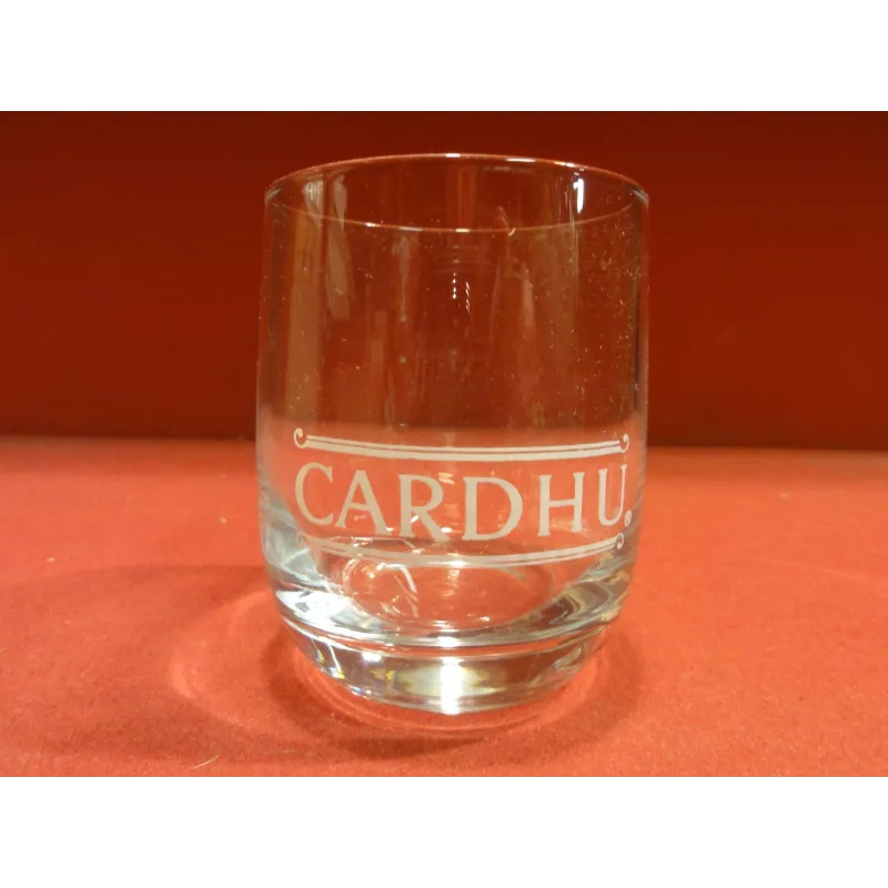 6 VERRES WHISKY CARDHU HT. 8CM