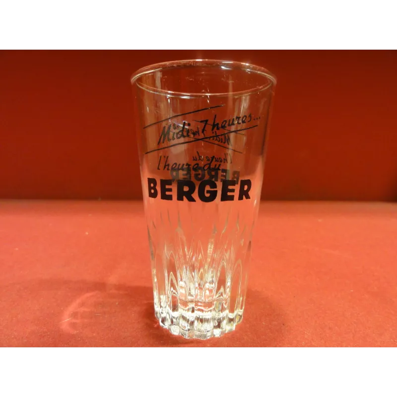 1 VERRE BERGER MIDI 7HEURES L'HEURE DU BERGER