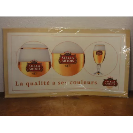 1 TAPIS DE BAR STELLA ARTOIS 