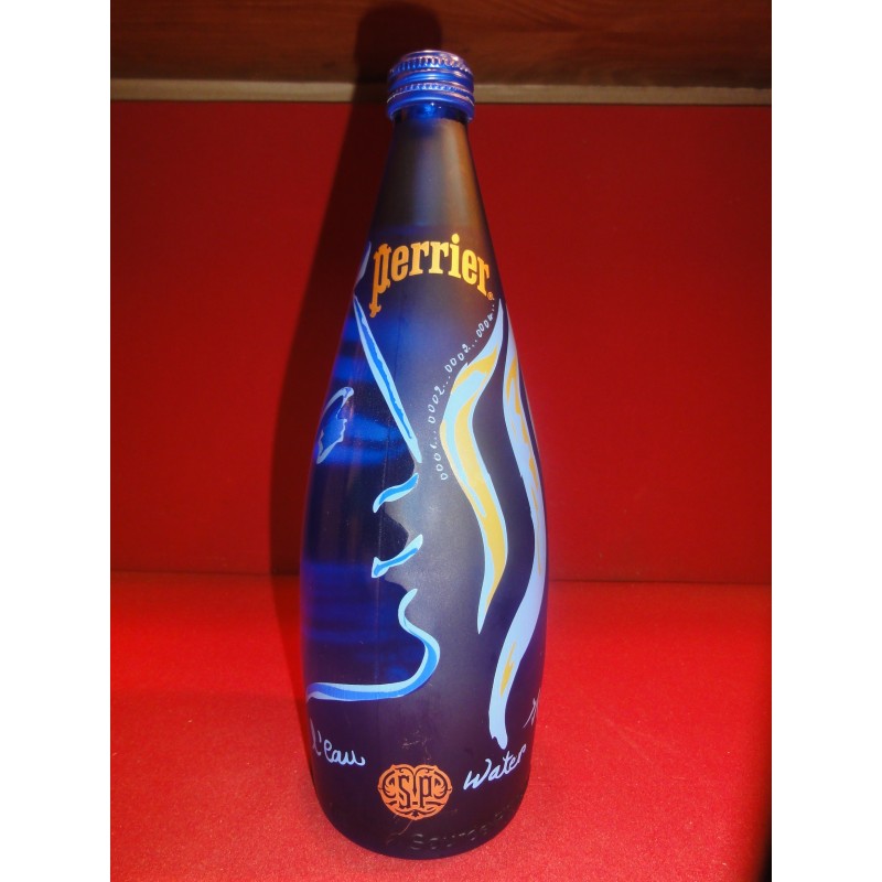 1 BOUTEILLE PERRIER BLEUE COLLECTOR 75CL