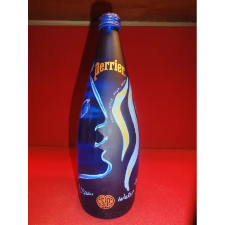 1 BOUTEILLE PERRIER BLEUE COLLECTOR 75CL