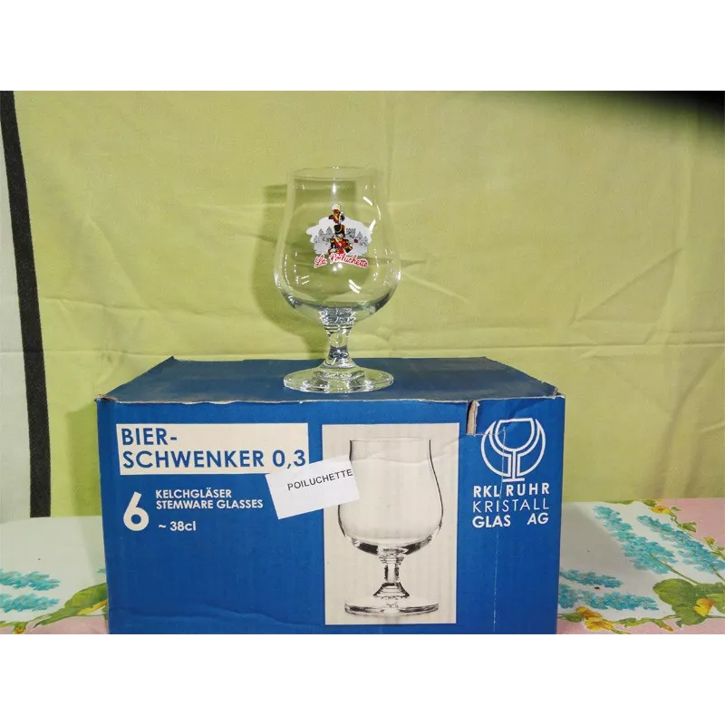 boite de 6 verres  la poiluchette  25cl