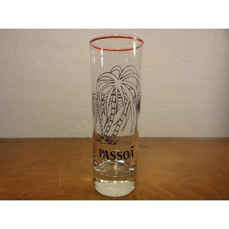 6 VERRES PASSOA  22CL HT.15.20cm