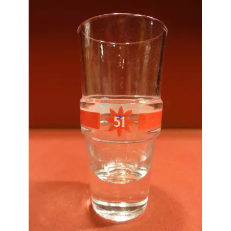 1 VERRE PASTIS 51 COLLECTOR  etoile rouge