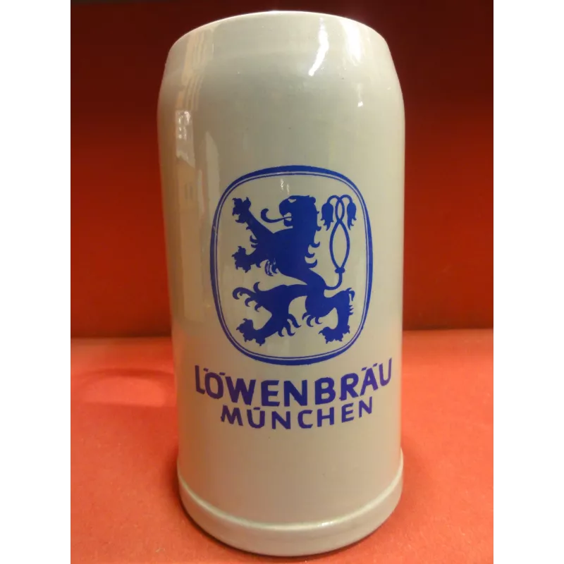 1 CHOPE LOWENBRAU 1 LITRE GRES HT. 18.8cm