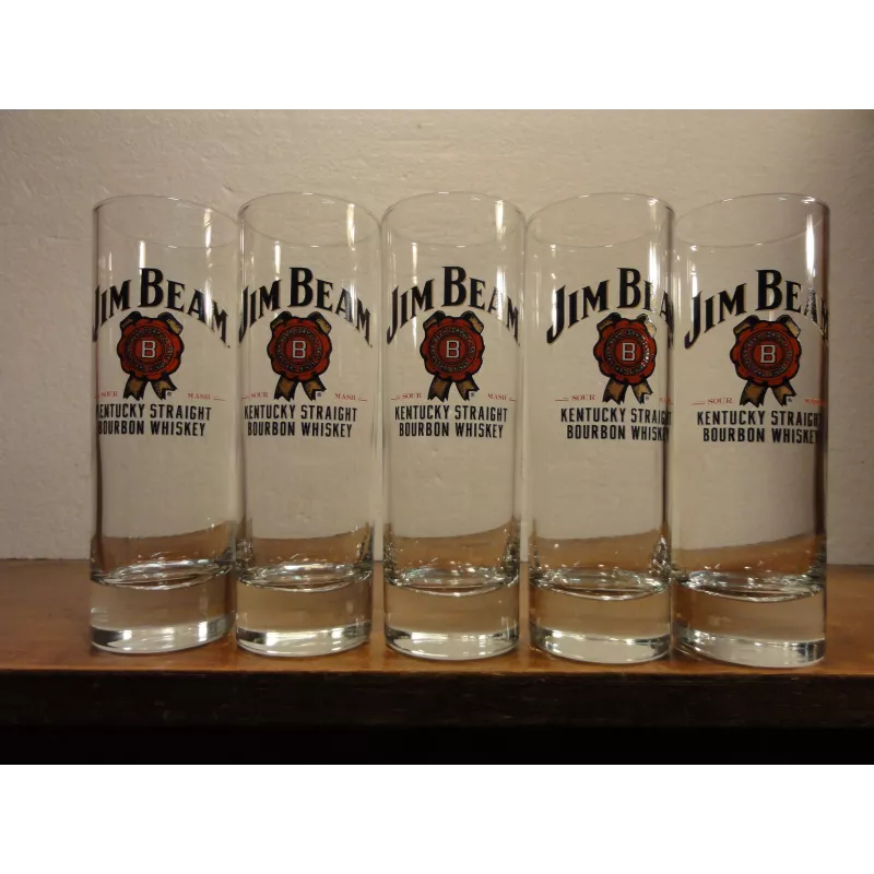 5 VERRES JIM BEAM 22CL