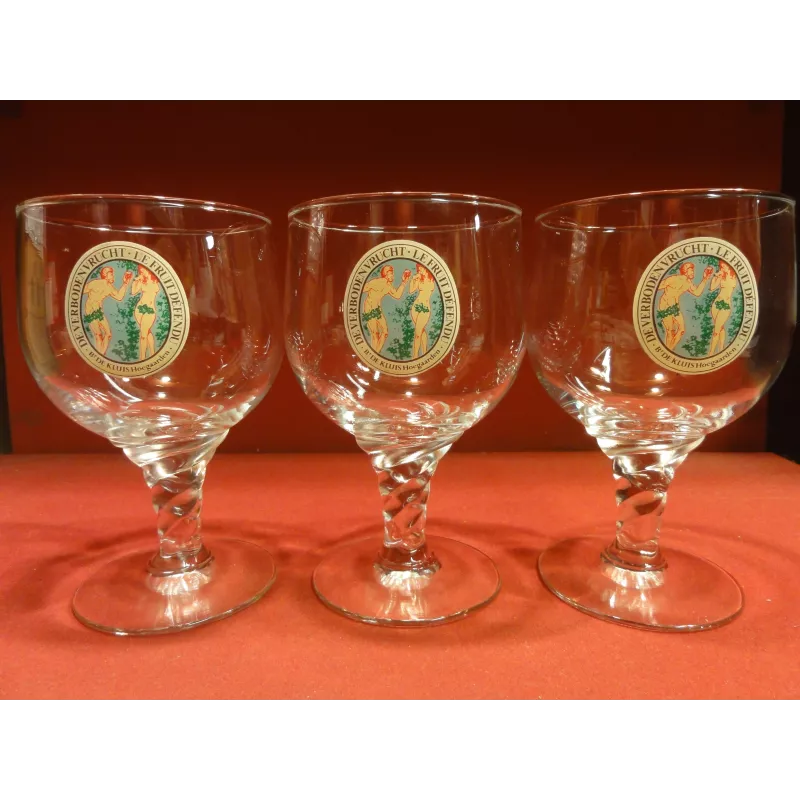 3 VERRES  FRUIT DEFENDU 25/33CL