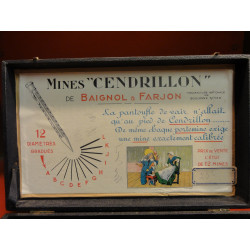 1 BOITE MINES" CENDRILLON " DE BAIGNOL&FARJON