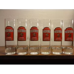 6 VERRES GIN BOSFORD'S 22CL