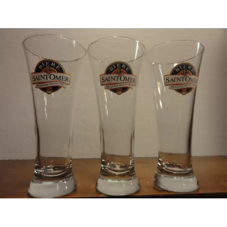 3 VERRES SAINT OMER 25CL OCCASION