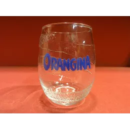 1 VERRE ORANGINA  HT. 10.50cm