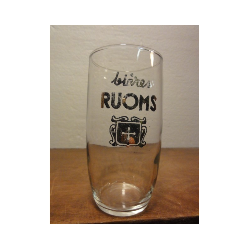 1 VERRE BIERES RUOMS 25CL