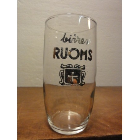 1 VERRE BIERES RUOMS 25CL