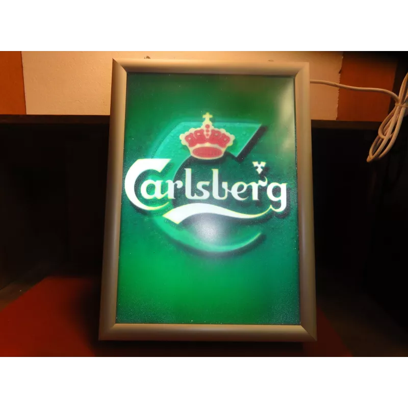 ENSEIGNE  LUMINEUSE CARLSBERG 