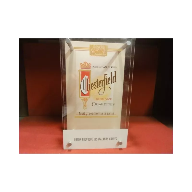 1 PRESENTOIR  CIGARETTES CHESTERFIELD