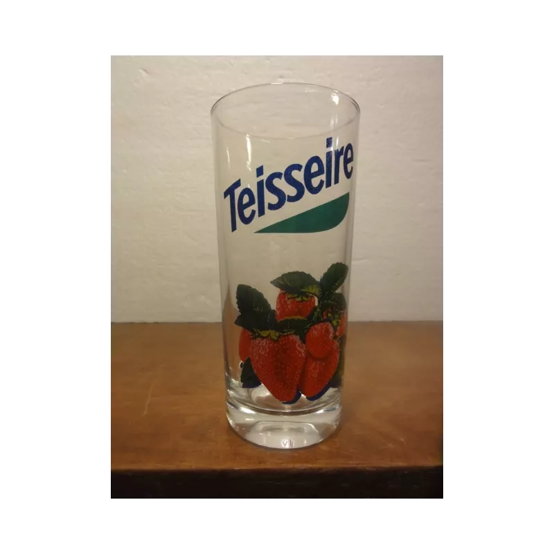 6 VERRES TEISSEIRE  FRAISE