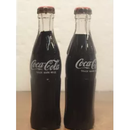 DEUX MINIS BOUTEILLES COCA-COLA 