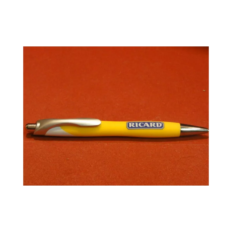 1 STYLO RICARD JAUNE 