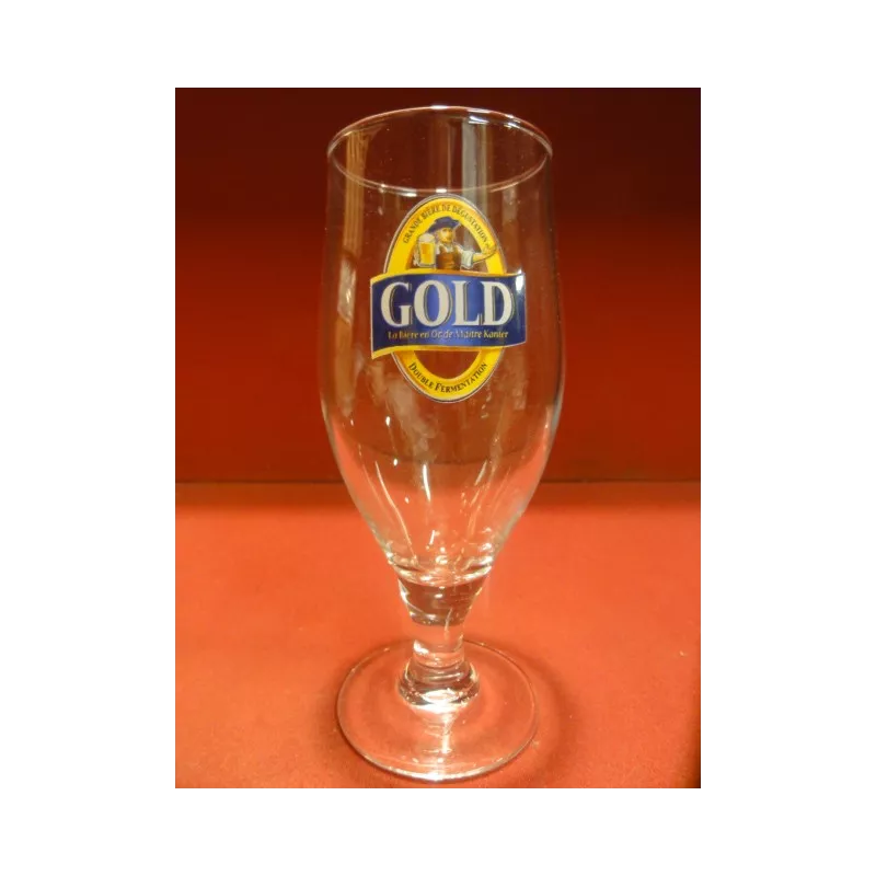 6 VERRES GOLD  25CL  NOUVEAU MODELE