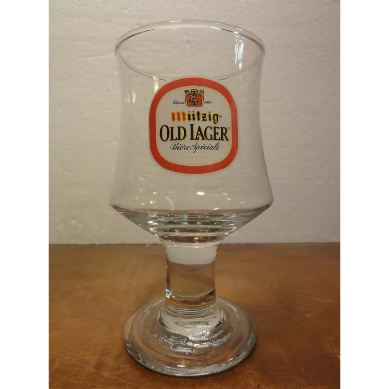 1 VERRE MUTZIG OLD LAGER 25CL