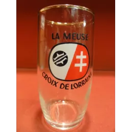 1 VERRE LA MEUSE  CROIX DE LORRAINE 25CL