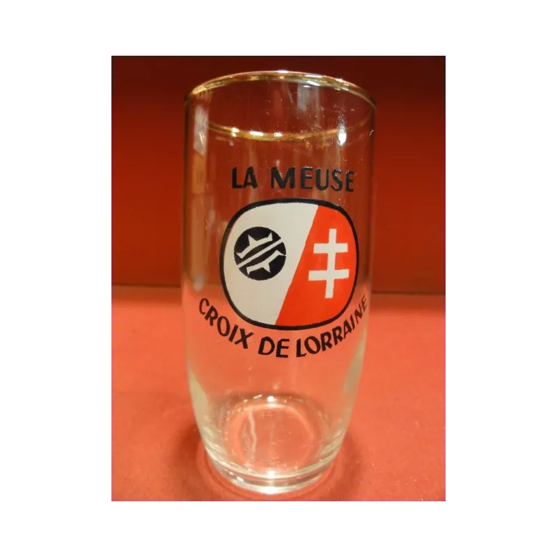 1 VERRE LA MEUSE  CROIX DE LORRAINE 25CL