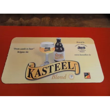 1 TAPIS DE BAR  KASTEEL BIER