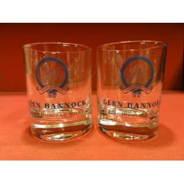 2 VERRES WHISKY GLEN BANNOCK 22CL